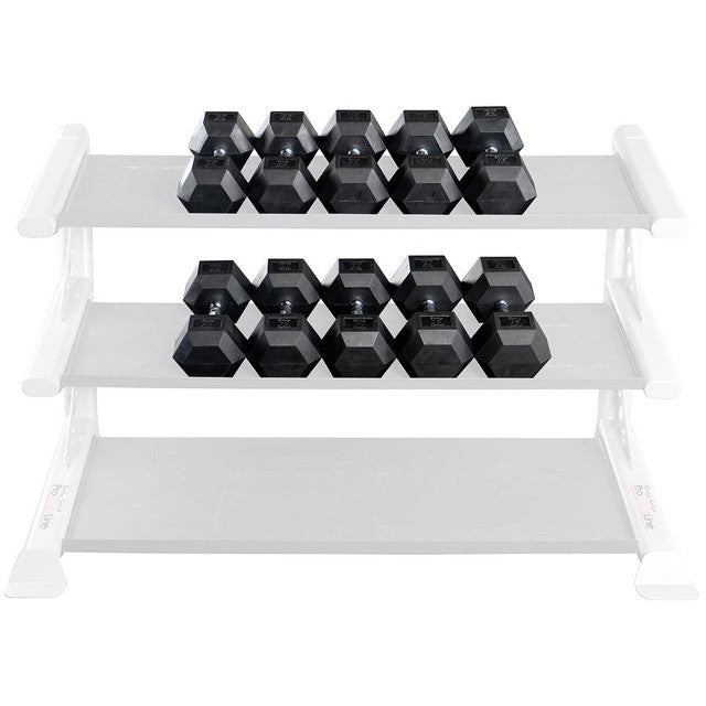 Body-Solid Rubber Hex Dumbbells SDR