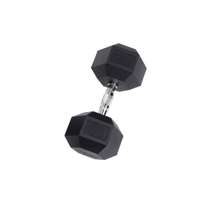 Body-Solid Rubber Hex Dumbbells SDR
