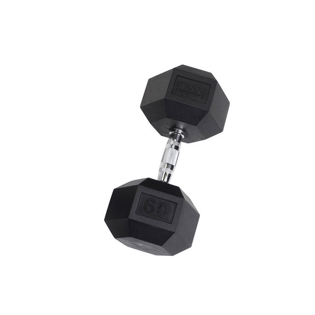 Body-Solid Rubber Hex Dumbbells SDR