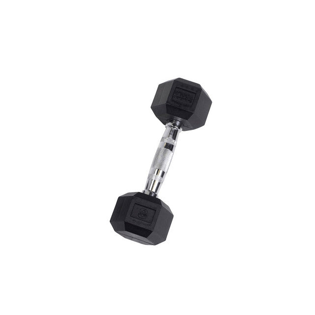 Body-Solid Rubber Hex Dumbbells SDR