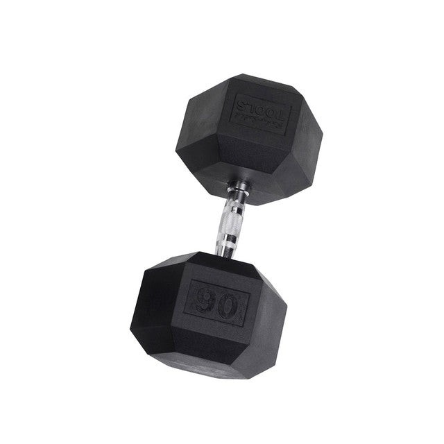 Body-Solid Rubber Hex Dumbbells SDR