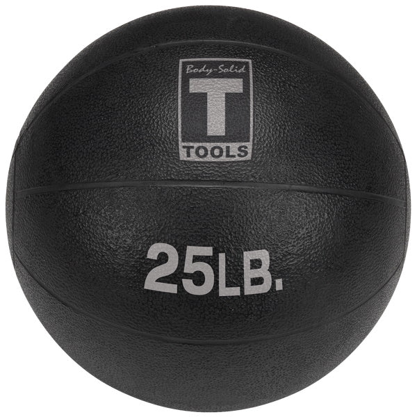 Body-Solid Tools 25lb. Black Medicine Ball BSTMB25