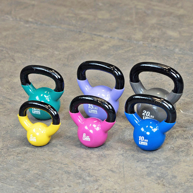 Body-Solid Vinyl Dipped Kettlebells KBV