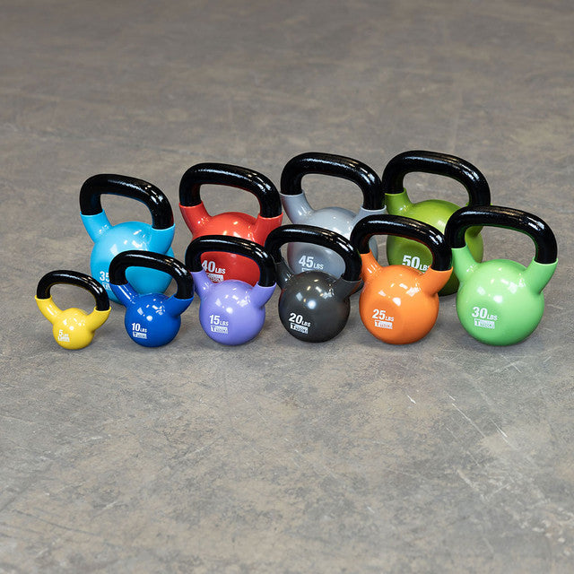 Body-Solid Vinyl Dipped Kettlebells KBV