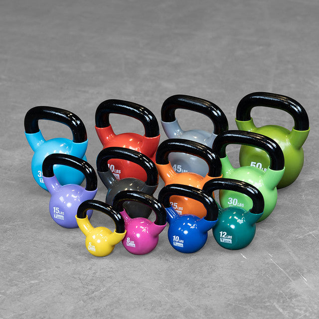 Body-Solid Vinyl Dipped Kettlebells KBV