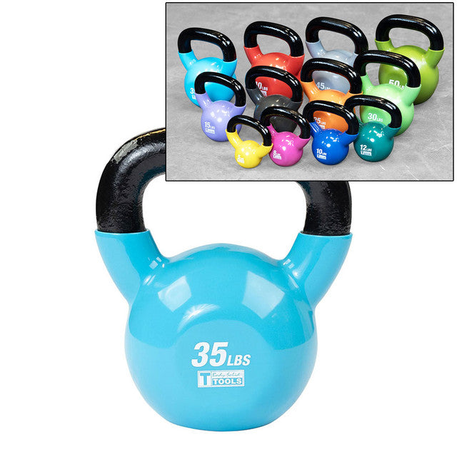 Body-Solid Vinyl Dipped Kettlebells KBV