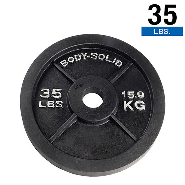 Body-Solid Cast Iron 2" Olympic Plates OPB