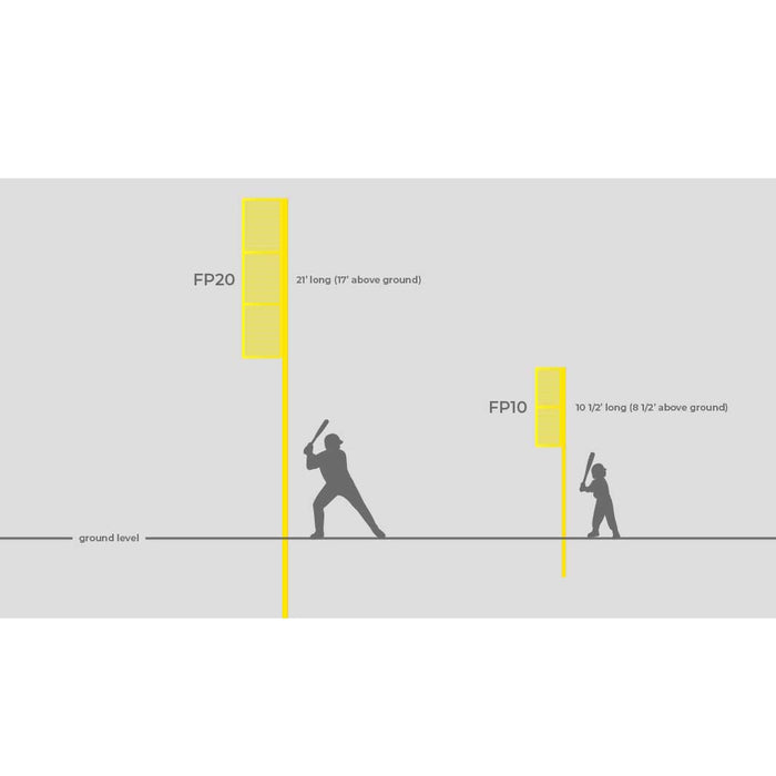 Fisher Athletic Varsity Foul Pole