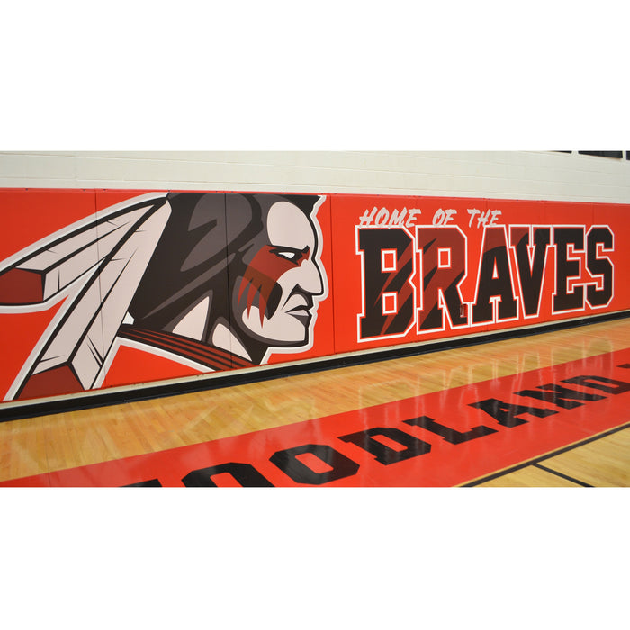Fisher Athletic Digitally Printed Wall Panel