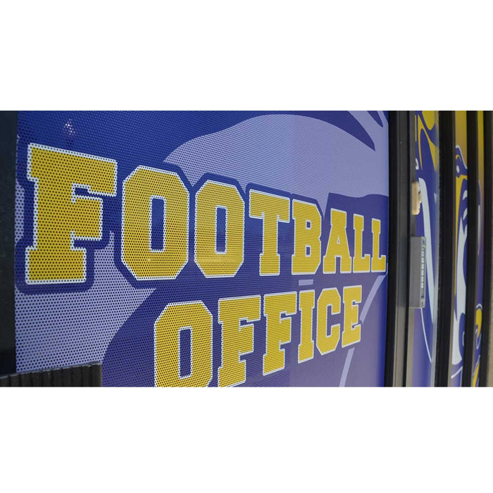 Fisher Athletic Graphics for Windows (Perforated) DPWINMESH