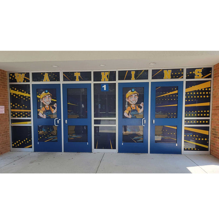Fisher Athletic Graphics for Windows (Perforated) DPWINMESH