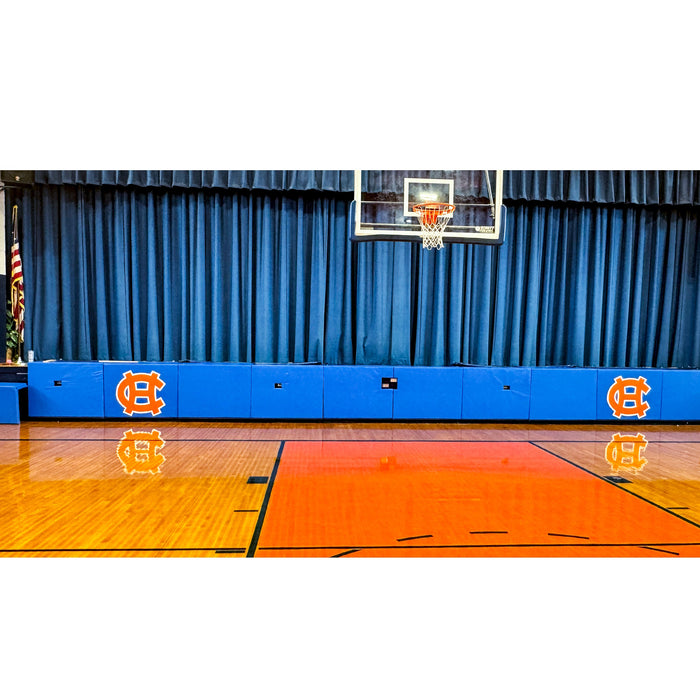 Fisher Athletic L Shape Permanent Stage Mat PSMS Series