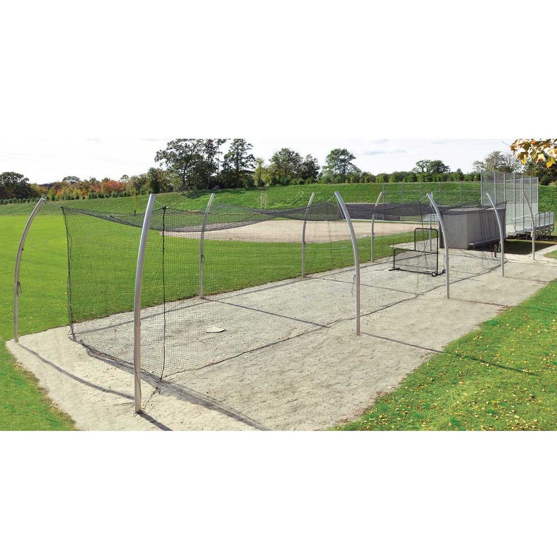 Fisher Athletic Varsity Batting Cage — Change Speed Running