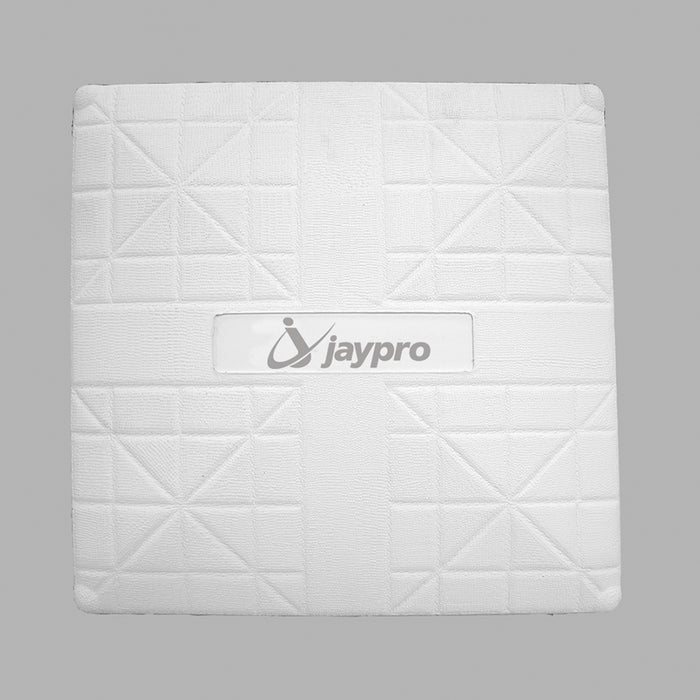 Jaypro Sports 15 in. L x 15 in. W x 3 in. H White Pro-Style Hollywood Baseball Base Set of 3 BB-500
