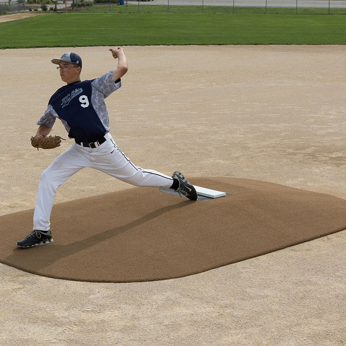 Jaypro Sports 12 ft. L x 8 ft. W x 10 in. H Gel Coat with Launch Pad Adult Pitcher’s Mound PPM8121
