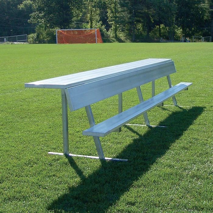 Jaypro Sports 15 ft. Portable Player Bench with Seat Back and Shelf PBS-20