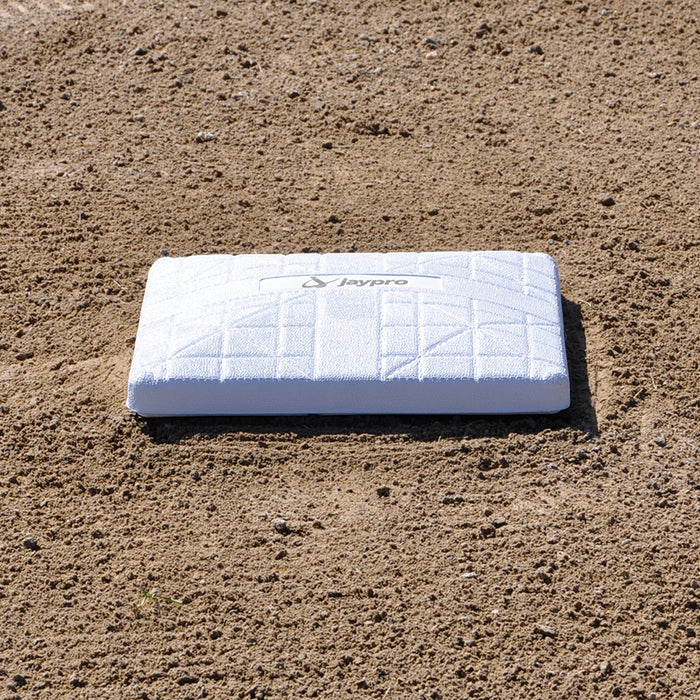 Jaypro Sports 15 in. L x 15 in. W x 3 in. H White Breakaway Style Baseball Base Set BB-700