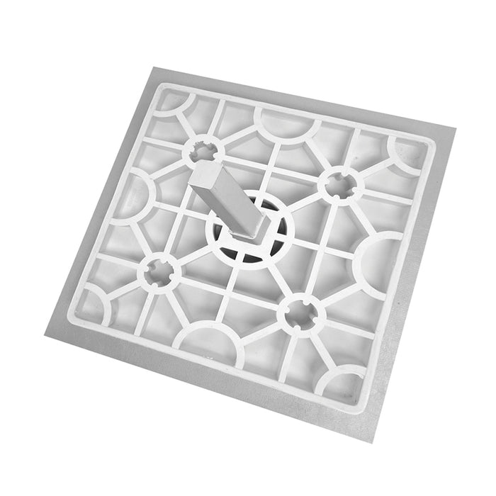 Jaypro Sports 15 in. L x 15 in. W x 3 in. H White Flex Style Baseball Base Set of 3 BB-200