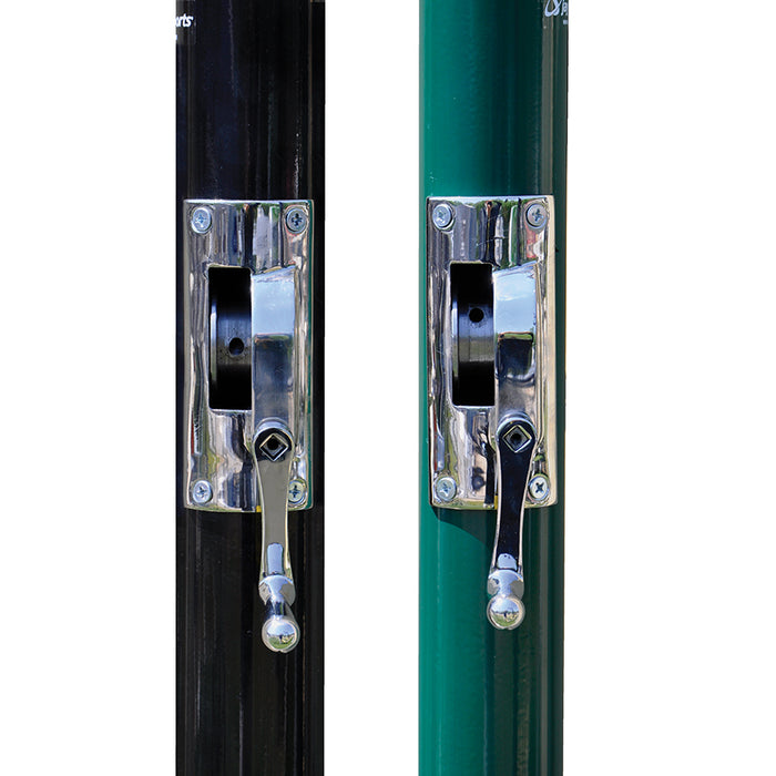 Jaypro Sports 2-7/8 in. Outdoor Round Tennis Posts with Internal Winch TP278