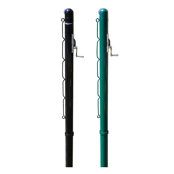 Jaypro Sports 2-7/8 in. Outdoor Round Tennis Posts with Internal Winch TP278