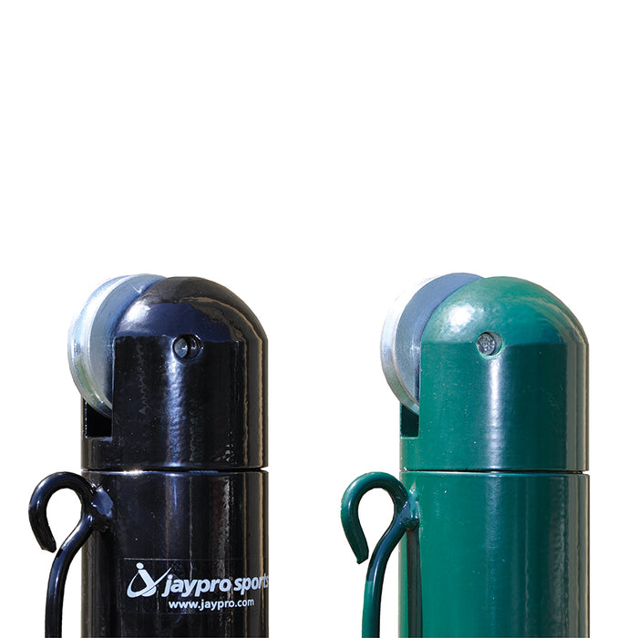 Jaypro Sports 2-7/8 in. Outdoor Round Tennis Posts with Internal Winch TP278