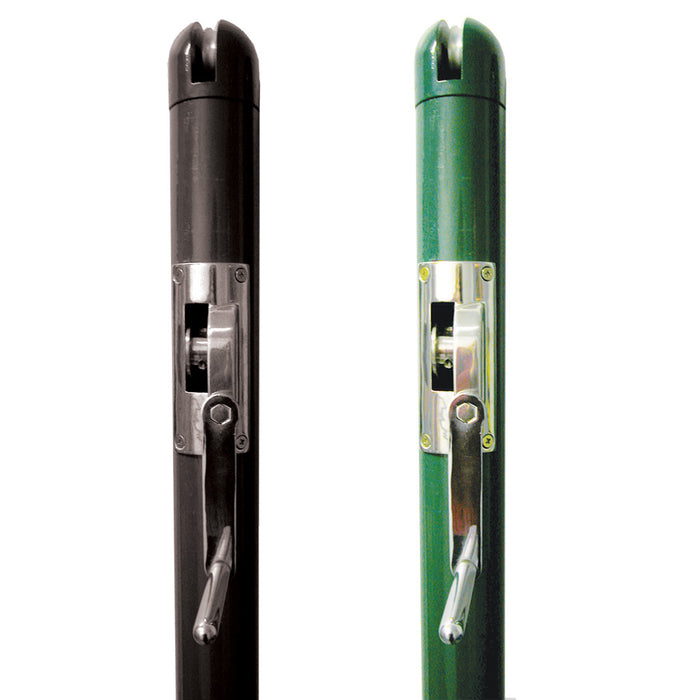Jaypro Sports 3 in. Outdoor Round Club Tennis Upright Posts RTP-300