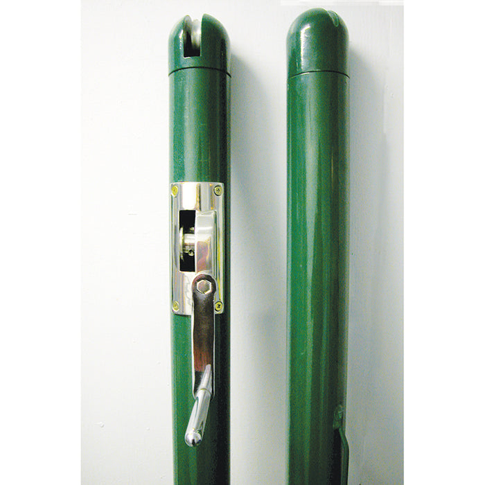 Jaypro Sports 3 in. Outdoor Round Club Tennis Upright Posts RTP-300