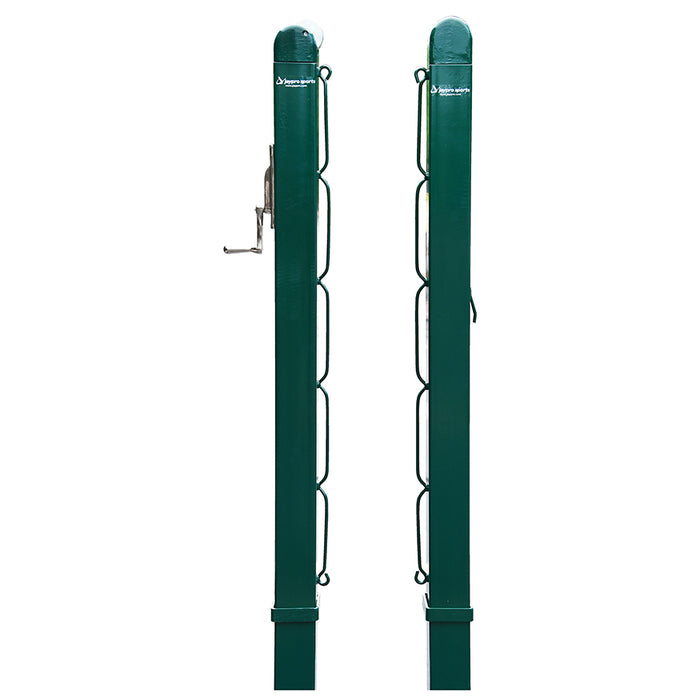Jaypro Sports 3 in. Outdoor Square Club Tennis Upright Posts STP-200