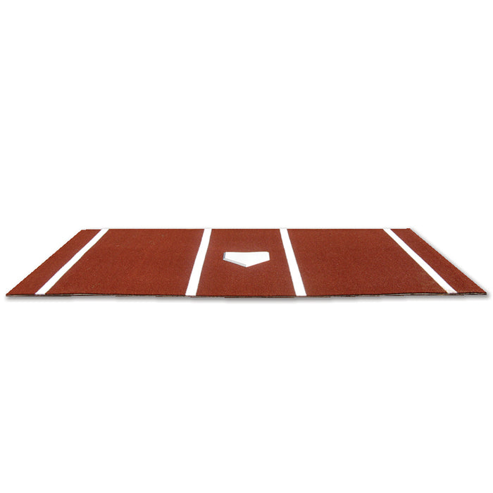 Jaypro Sports 6 ft. L × 12 ft. W Clay Batting Mat BML612CL
