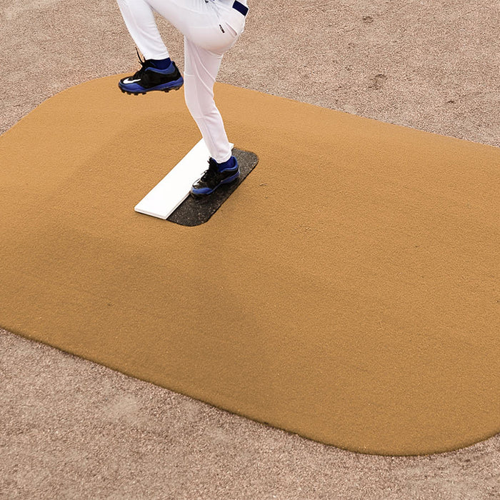 Jaypro Sports 9 ft. L x 7 ft. W x 6 in. H Gel Coat with Launch Pad Youth Pitcher’s Mound PPM796