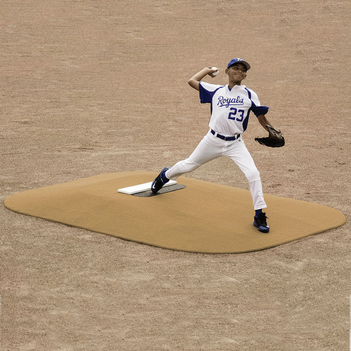 Jaypro Sports 9 ft. L x 7 ft. W x 6 in. H Gel Coat with Launch Pad Youth Pitcher’s Mound PPM796