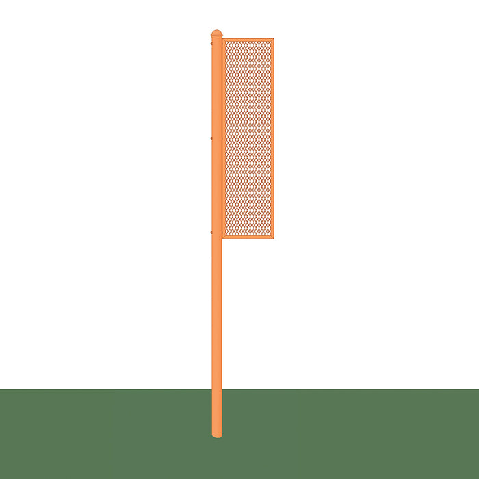 Jaypro Sports Collegiate 12 ft. Semi-Permanent Softball Foul Pole SBCFP-12