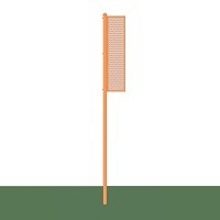 Jaypro Sports Collegiate 12 ft. Surface Mount Softball Foul Pole SBCFP-12SM