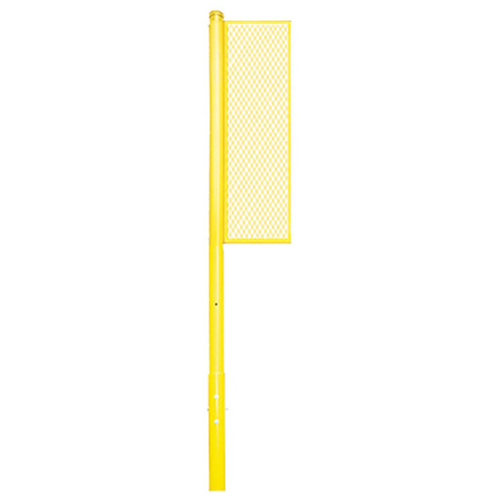 Jaypro Sports Collegiate 15 ft. Semi-Permanent Yellow Baseball/Softball Foul Pole BBSBFP-15