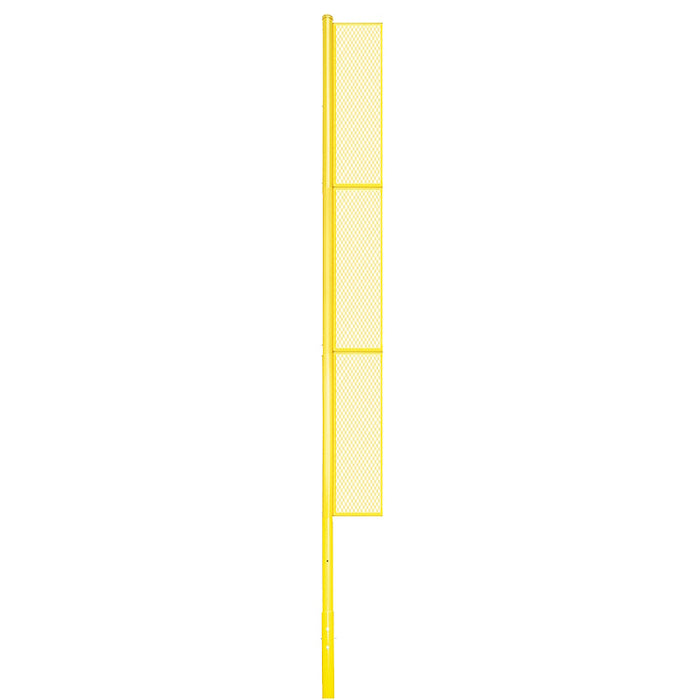 Jaypro Sports Collegiate 30 ft. Semi-Permanent Yellow Baseball/Softball Foul Pole BBCFP-30