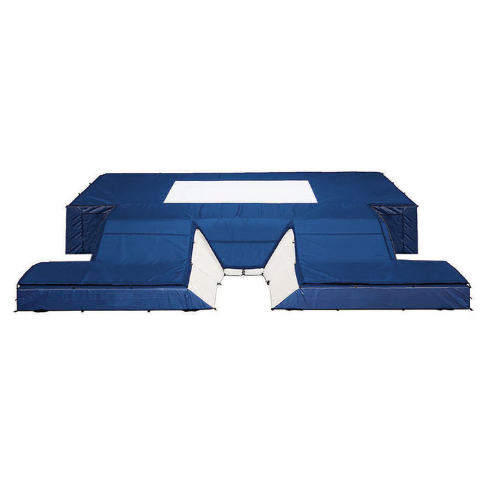 Jaypro Sports Collegiate Pole Vault Telescoping Standards Package – 9 ft. to 21 ft. (NCAA, NFHS, IAAF Compliant) TFPVPKG2