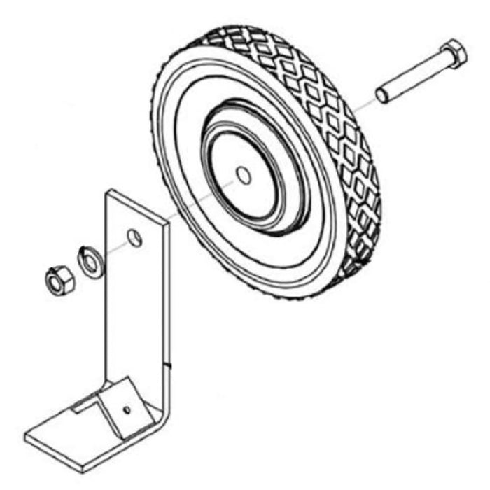 Jaypro Sports Collegiate Screen Wheel Kit BBWK-2