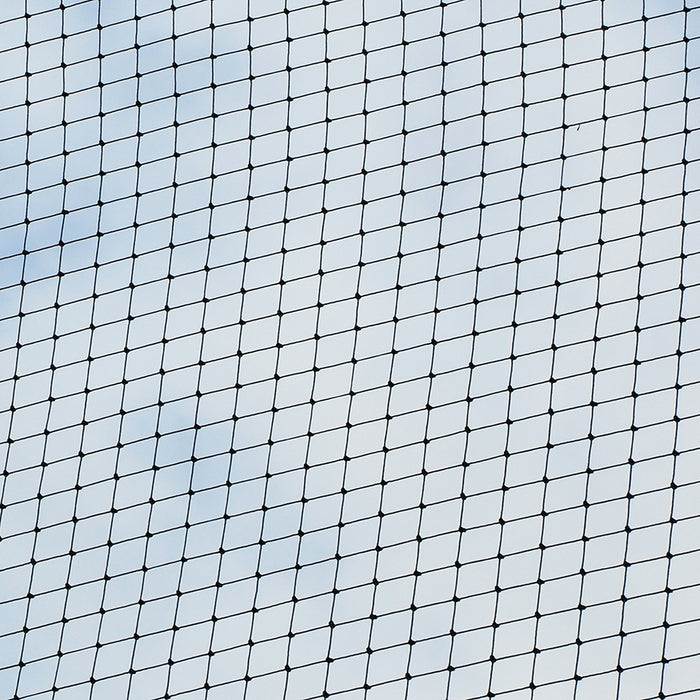 Jaypro Sports Discus Cage – Replacement Cage Net, 1‑7/8 in. Sq. #42 Nylon, 55 ft. L × 14 ft. H, Black DCHS-35NET