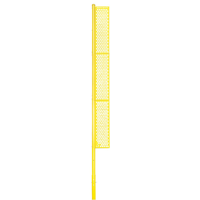 Jaypro Sports Professional 30 ft. Semi-Permanent Yellow Baseball Foul Pole BBFP-30