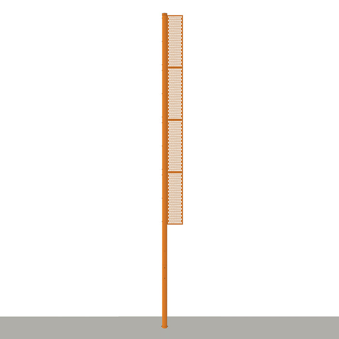 Jaypro Sports Professional 30 ft. Surface Mount Softball Foul Pole SBFP-30SM
