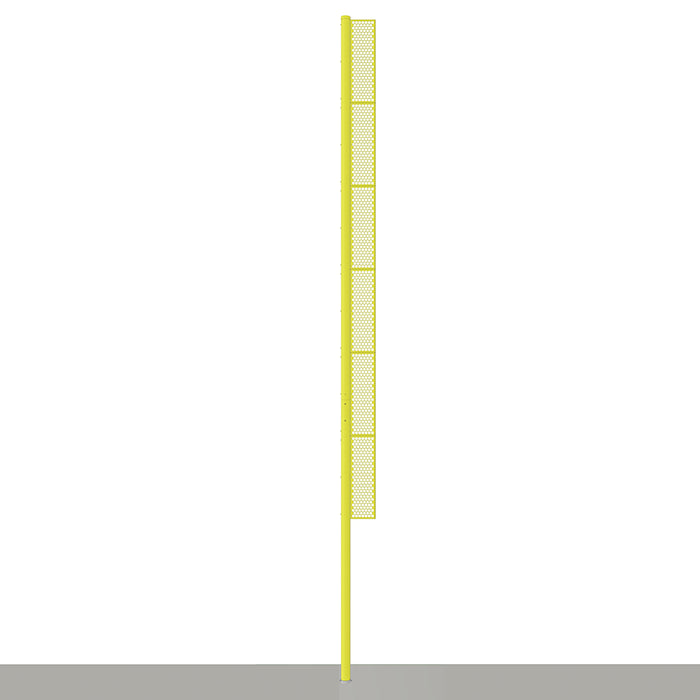 Jaypro Sports Professional 40 ft. Surface Mount Yellow Baseball Foul Pole BBFP-40SM