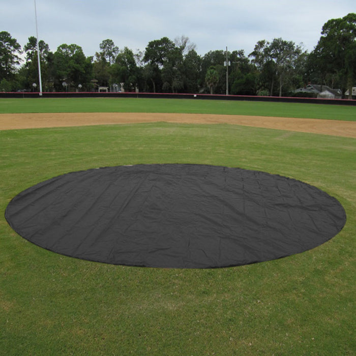 Jaypro Sports Round 18 oz. UV Treated Vinyl Baseball Rain Cover with Ground Stakes BBRC