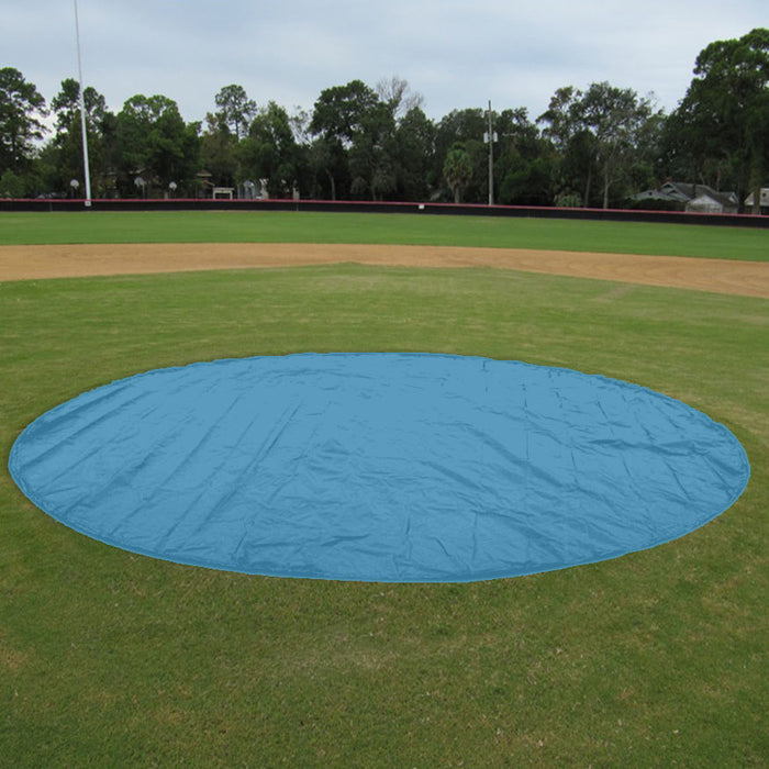 Jaypro Sports Round 18 oz. UV Treated Vinyl Baseball Rain Cover with Ground Stakes BBRC