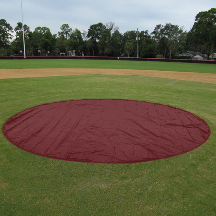 Jaypro Sports Round 18 oz. UV Treated Vinyl Baseball Rain Cover with Ground Stakes BBRC