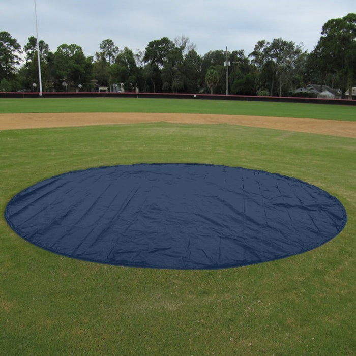Jaypro Sports Round 18 oz. UV Treated Vinyl Baseball Rain Cover with Ground Stakes BBRC