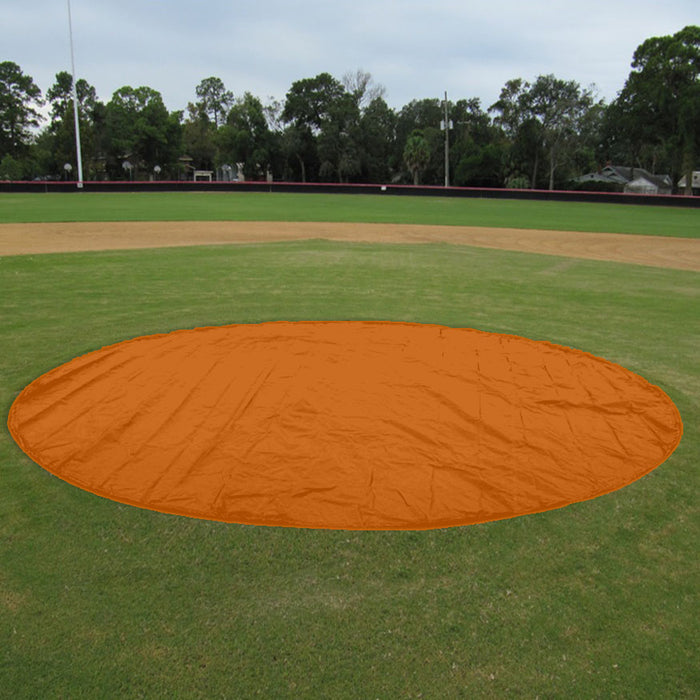 Jaypro Sports Round 18 oz. UV Treated Vinyl Baseball Rain Cover with Ground Stakes BBRC