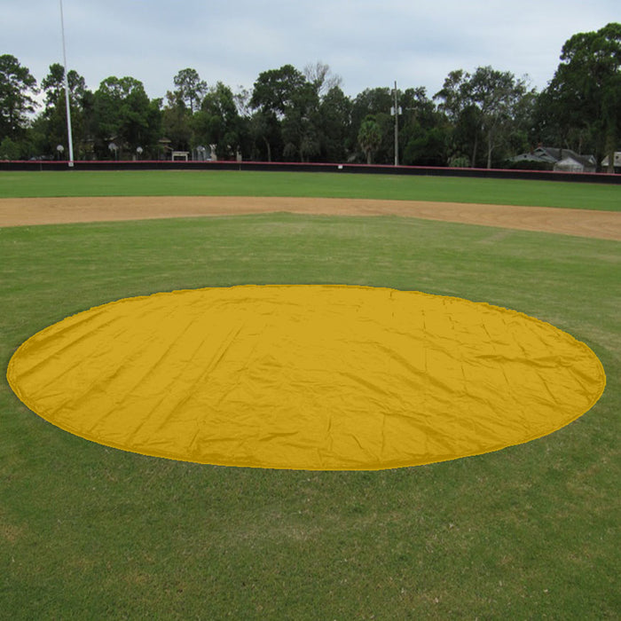 Jaypro Sports Round 18 oz. UV Treated Vinyl Baseball Rain Cover with Ground Stakes BBRC
