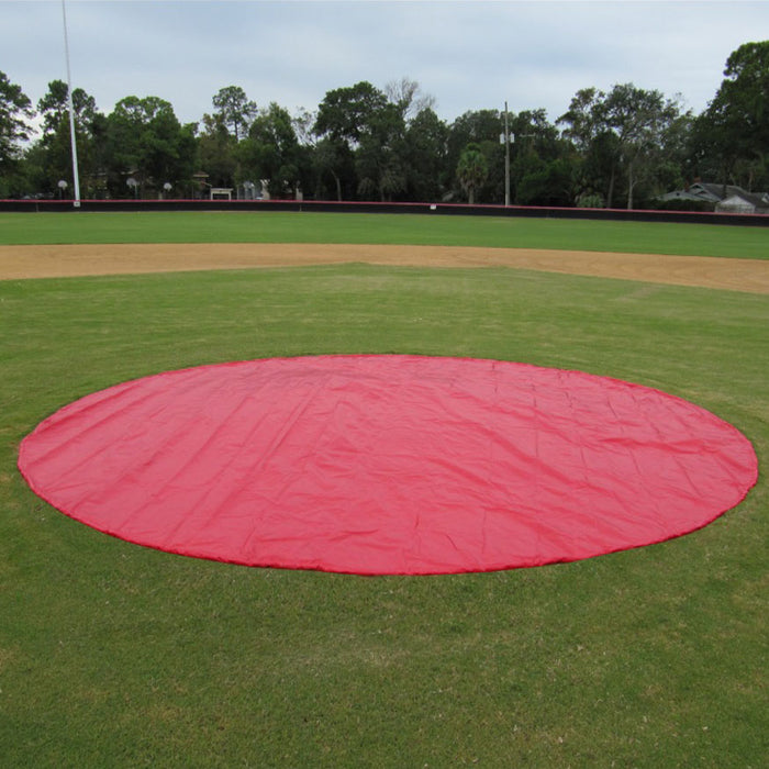 Jaypro Sports Round 18 oz. UV Treated Vinyl Baseball Rain Cover with Weighted Hem BBRCW