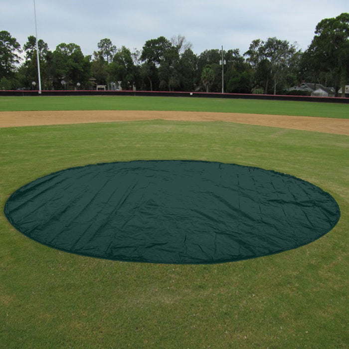 Jaypro Sports Round 18 oz. UV Treated Vinyl Baseball Rain Cover with Weighted Hem BBRCW