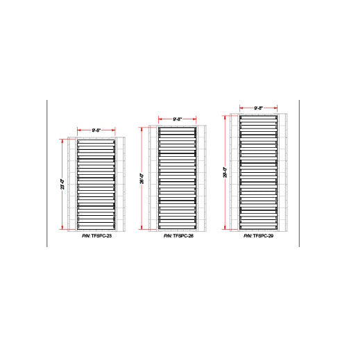 Jaypro Sports Sand Pit Forms (23 ft. L x 9 ft.8 in. W) - NCAA, NFHS, IAAF Compliant TFSP-23